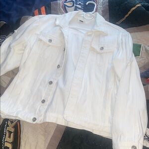 White Denim Jacket